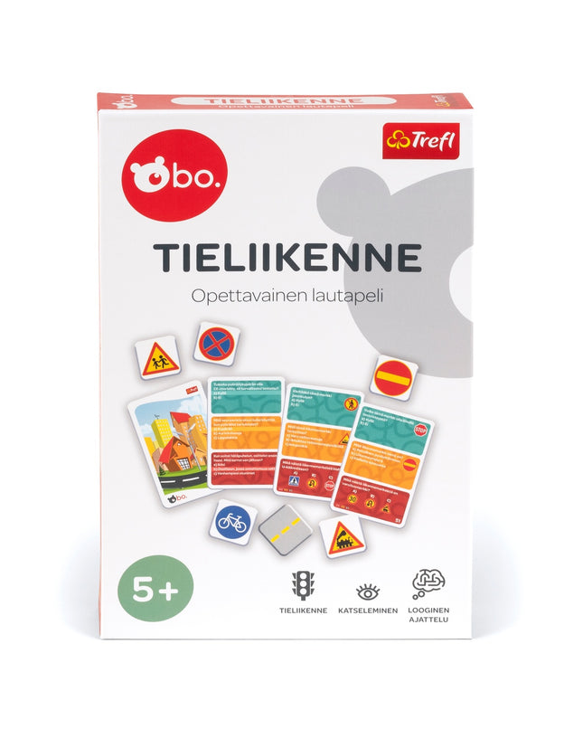 Bo. Educational Board Game "Road Traffic" (In Finnish Lang.)