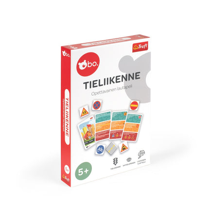 Bo. Educational Board Game "Road Traffic" (In Finnish Lang.)