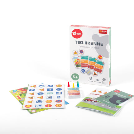 Bo. Educational Board Game "Road Traffic" (In Finnish Lang.)