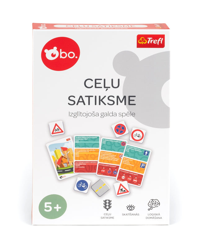 Bo. Educational Board Game "Road Traffic" (In Latvian Lang.)