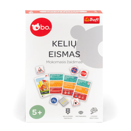 Bo. Educational Board Game "Road Traffic" (In Lithuanian Lang.)