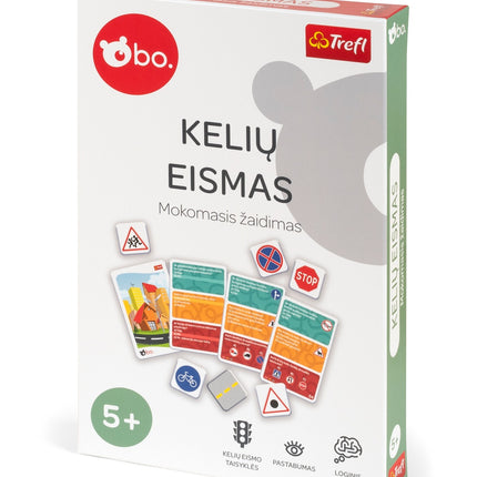 Bo. Educational Board Game "Road Traffic" (In Lithuanian Lang.)