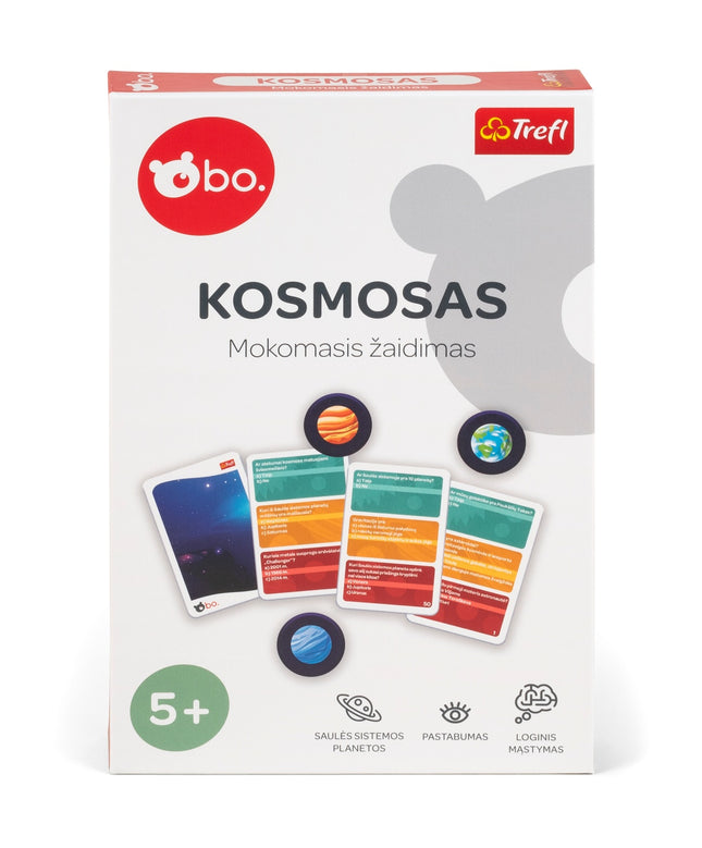 Bo. Educational Board Game "Space" (In Lithuanian Lang.)