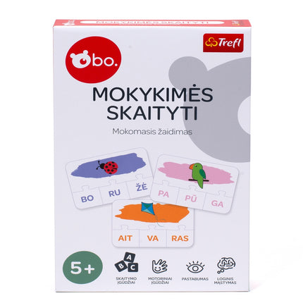 Bo. Educational Board Game "Syllables" (In Lithuanian Lang.)