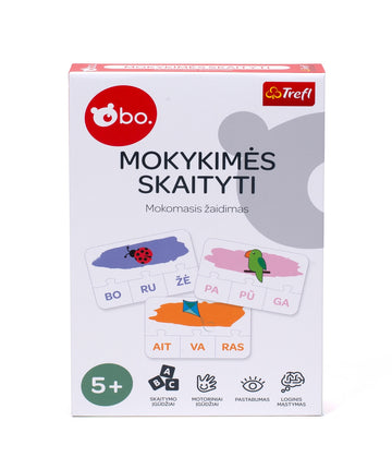 Bo. Educational Board Game "Syllables" (In Lithuanian Lang.)