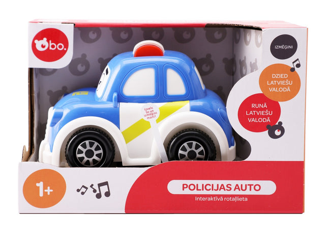 Bo. Interactive Police Car (Latvian Language)