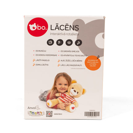 Bo. Interactive Toy Bear (In Latvian Lang.)