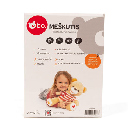 Bo. Interactive Toy Bear (In Lithuanian Lang.)