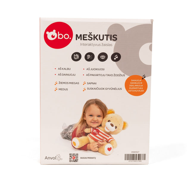 Bo. Interactive Toy Bear (In Lithuanian Lang.)