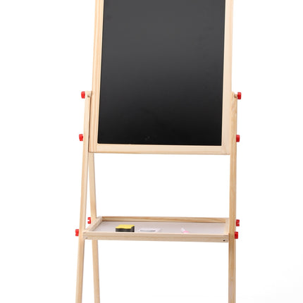 Bo. Wooden Easel, Double-Sided Drawing Board