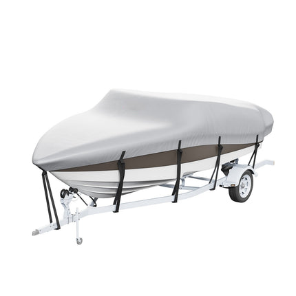 Boat Cover 17-19 Ft, 600D Waterproof, Motor Cover
