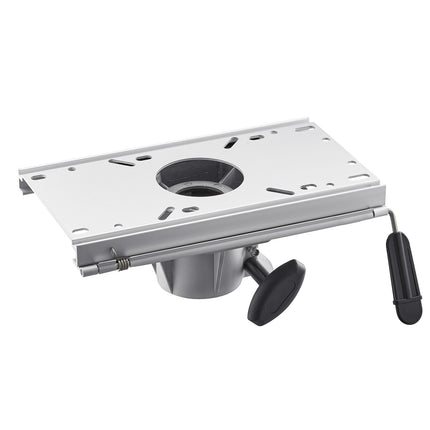 Boat Seat Pedestal, Aluminum 5-Inch Slide, Fits 2-7/8-Inch