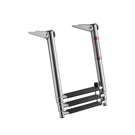 Boat Swim Deck Ladder, 3-Step 304 Stainless, 600 lb