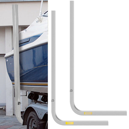 Boat Trailer Guide-Ons, 46-Inch Aluminum, Adjustable Pair