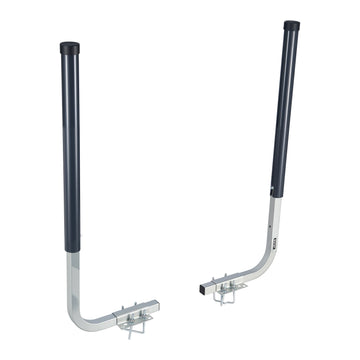 Boat Trailer Guides, Adjustable 40-48 In, 2-Pack PVC