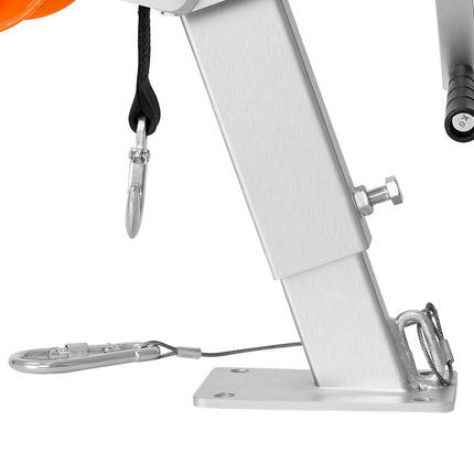 Boat Trailer Winch Stand With Roller, 1200 lb Winch
