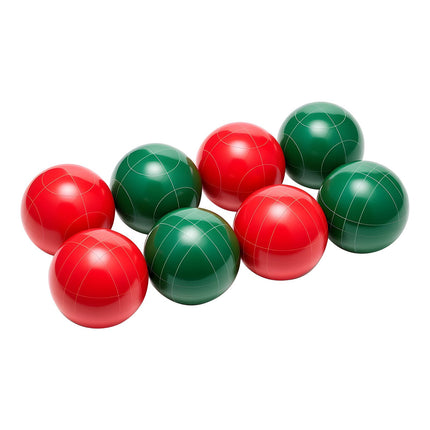 Bocce Ball Set 107 mm, 8 Resin Balls, Carry Bag