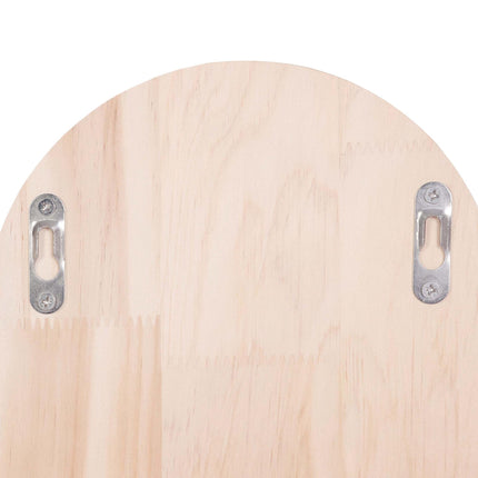 Boho Wall Shelves, Set of 2 – Natural Pine, 35x18x13 cm