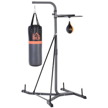 Book bag stand with 20 kg bag & ball, adjustable steel