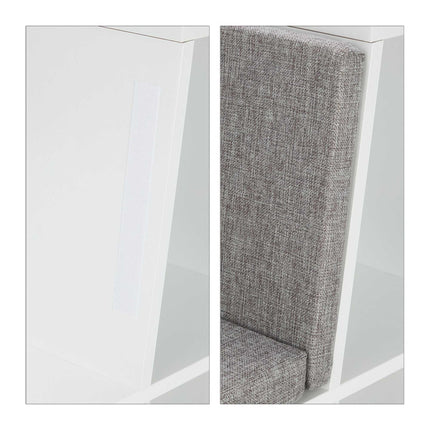 Bookcase with Seat Cushion