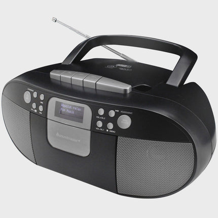 Boombox CD/MP3 Player with DAB+/FM Radio, USB, Cassette
