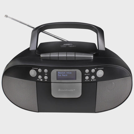 Boombox CD/MP3 Player with DAB+/FM Radio, USB, Cassette