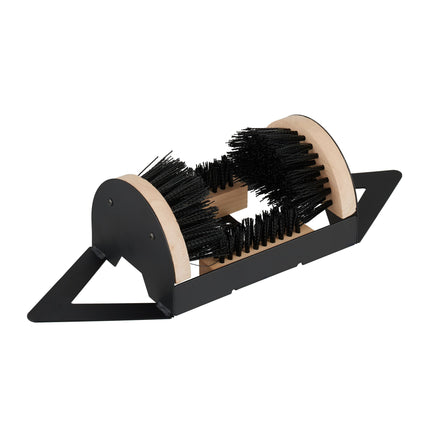 Boot Cleaner with Surround Brushes and Footrest