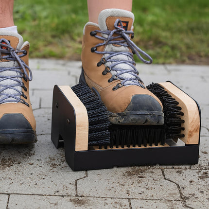 Boot Scraper with All-Round Brushes for Outdoor Cleaning