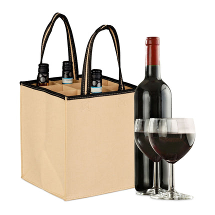 Bottle bag for 9 bottles Felt