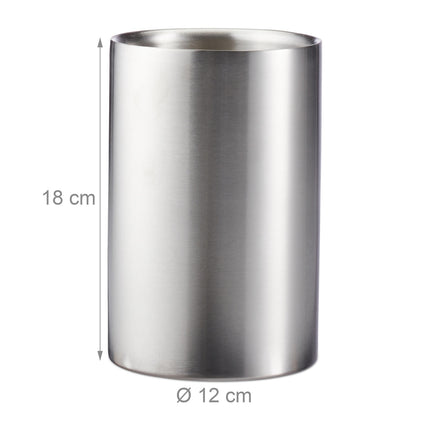 Bottle cooler in stainless steel