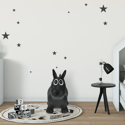 Bouncing animal dog black