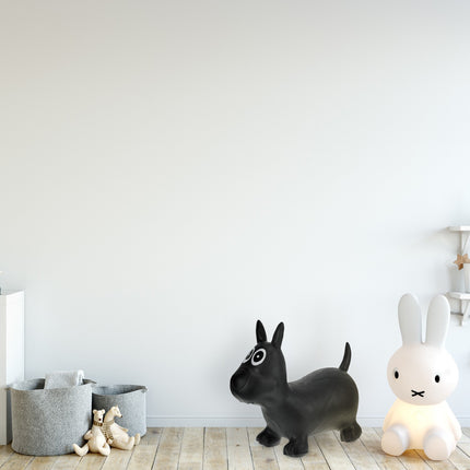 Bouncing animal dog black