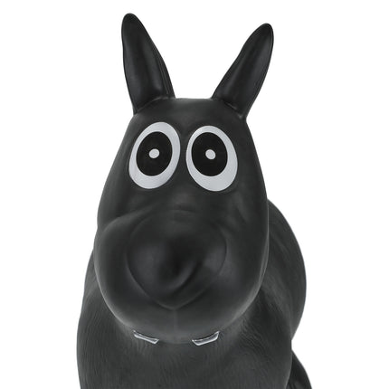 Bouncing animal dog black