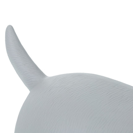 Bouncing animal dog gray