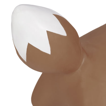 Bouncing animal fox in brown