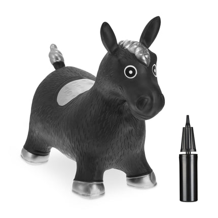 Bouncy Animal Horse in black
