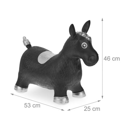 Bouncy Animal Horse in black
