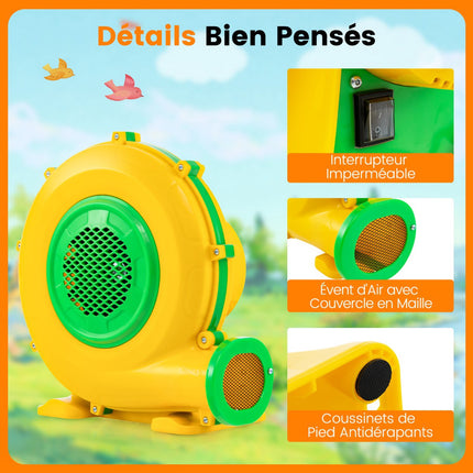 Bouncy Castle Blower 950W With Handle and Ground Stakes