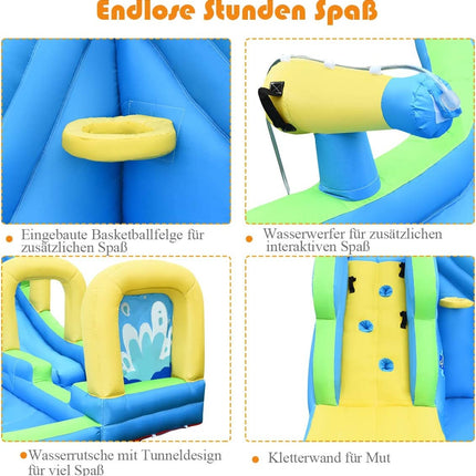 Bouncy Castle Inflatable Water Slide with Blower 478x366x242cm