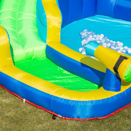 Inflatable Bouncy Castle Water Park with slide for children 3-8
