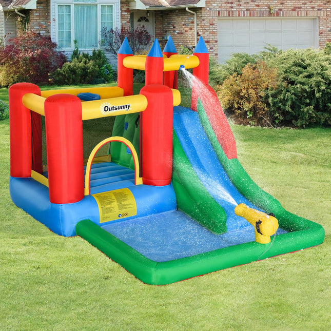 Inflatable bouncy castle with slide - XXL, for ages 3-8