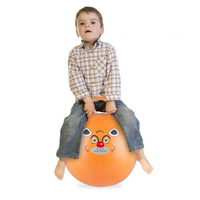 Bouncy ball for children with animal motifs