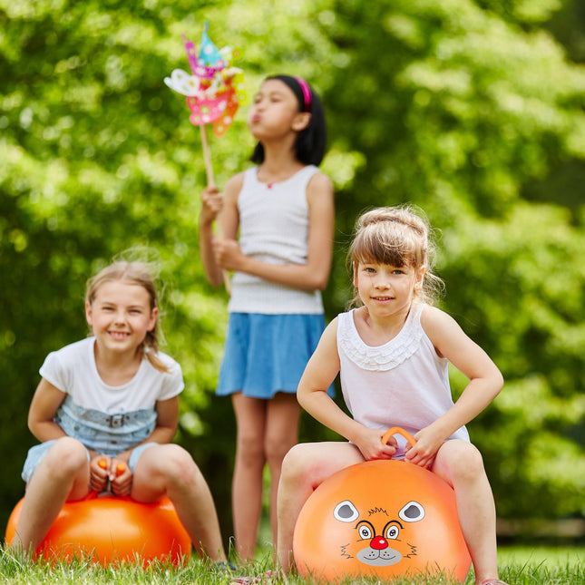 Bouncy ball for children with animal motifs