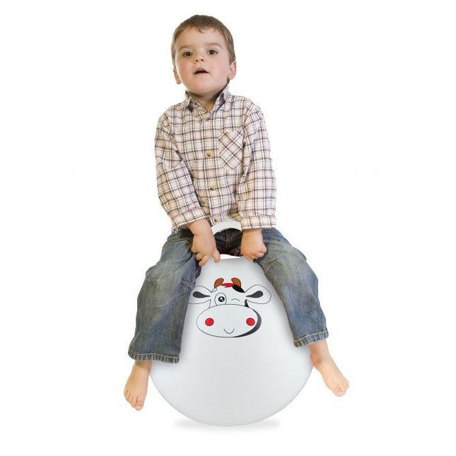 Bouncy ball for children with animal motifs