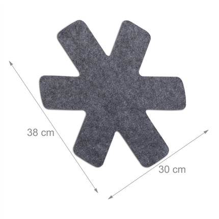 Bowl cover made of felt set of 8