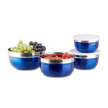 Bowl set with lid 4 parts