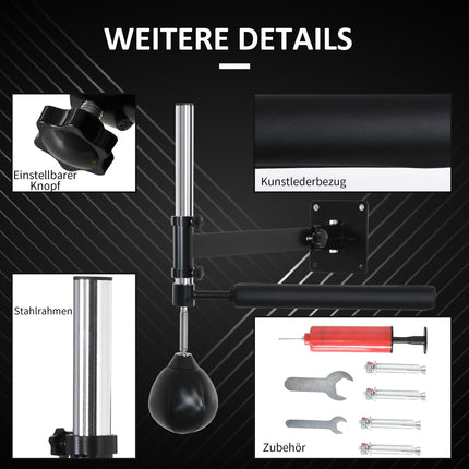 Boxing frame with reflex bar - adjustable Speedball mount