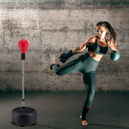 Boxing ball on stand