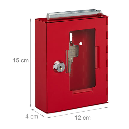 Box with 2 emergency keys
