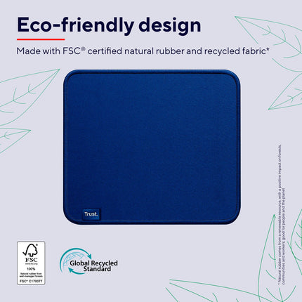 Boye Mousepad made of 100% recycled material Eco Blue